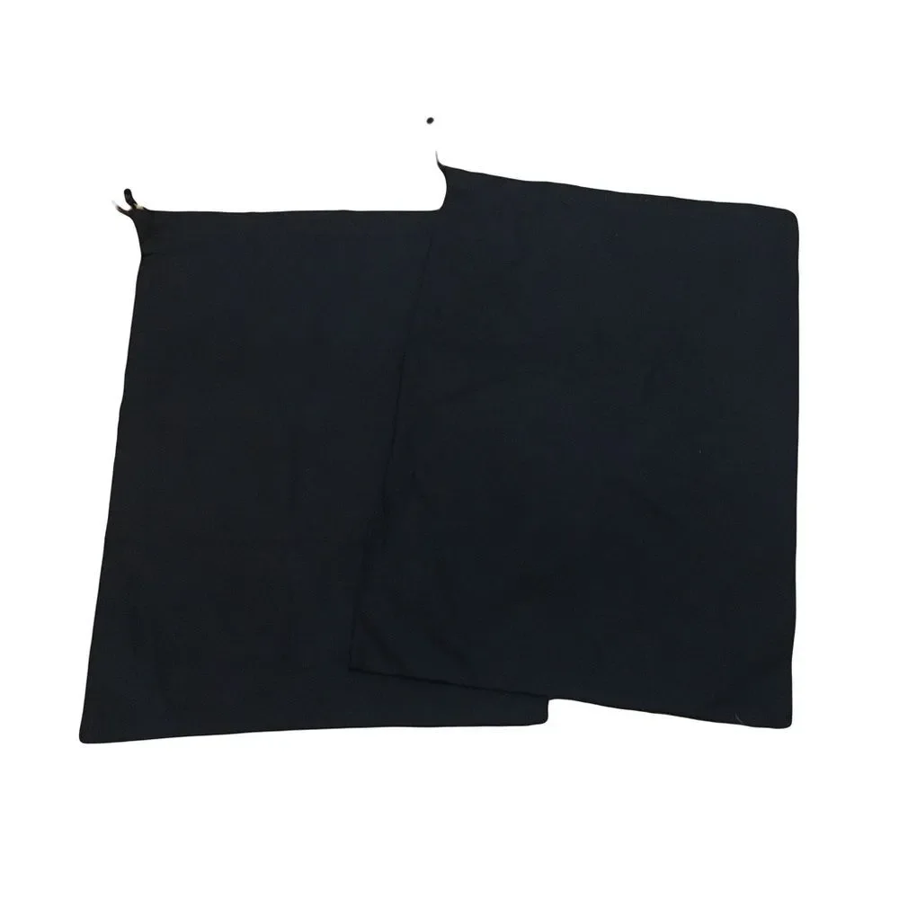 Laurence Dacade Two (2) Black Drawstring Dust bag Garment bags Lightweight Soft